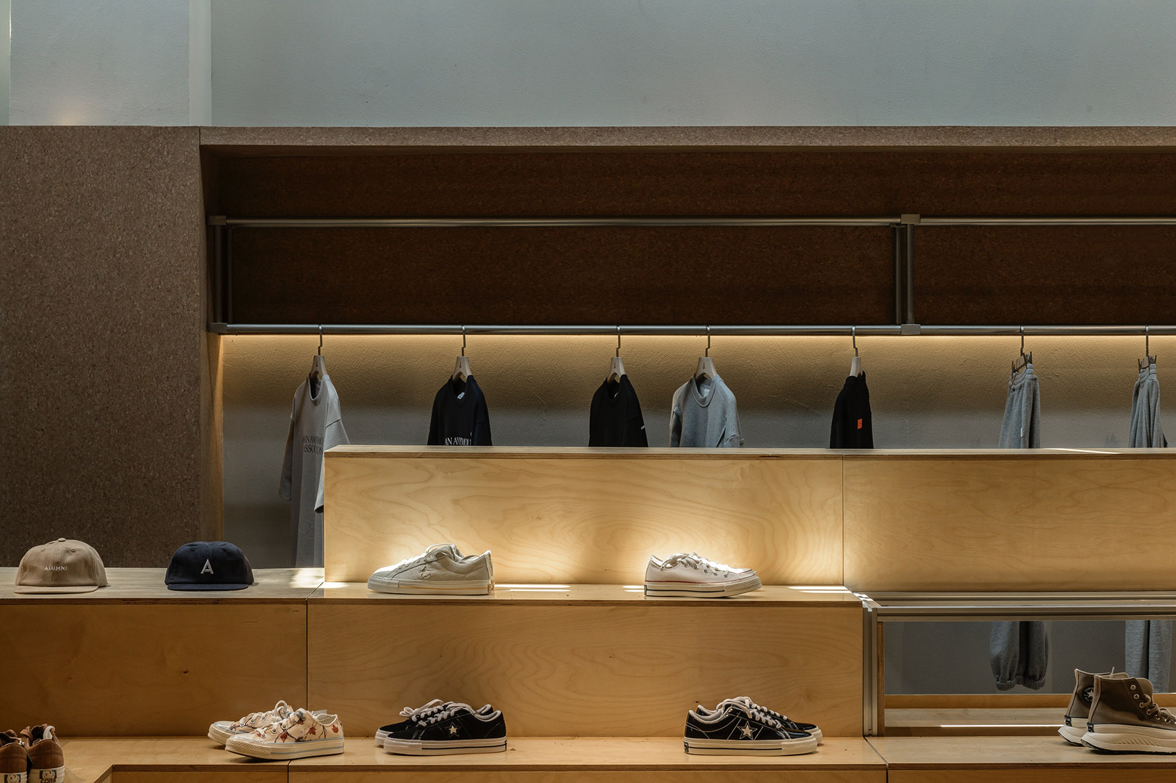 服裝店設計,男裝店設計,服裝店設計案例,零售店設計,時裝店設計,服裝零售店設計,ALUMNI,成都,成都ALUMNI,未來以北工作室,未來以北