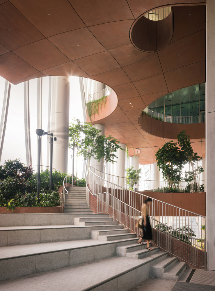 BIG,新加坡,CapitaSpring,高層綠洲,辦公樓,Carlo Ratti Associati,花園城市,高層建築,建築設計