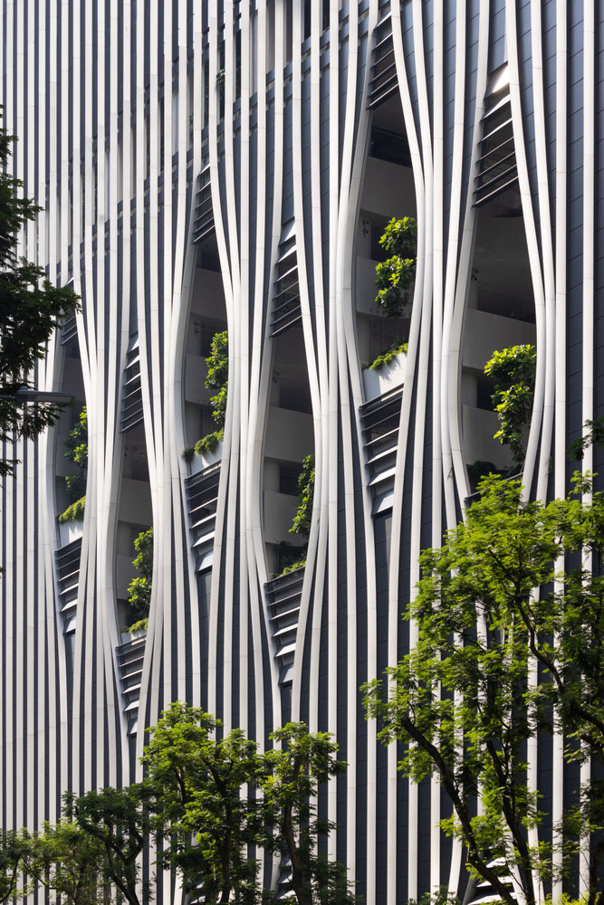 BIG,新加坡,CapitaSpring,高層綠洲,辦公樓,Carlo Ratti Associati,花園城市,高層建築,建築設計