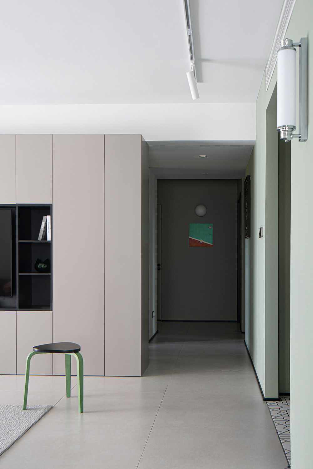 140㎡住宅設計,140㎡,住宅設計,公寓設計,公寓改造,住宅設計案例,家裝設計,灰綠色住宅,Grey Green,盧玉卓設計師,盧玉卓,獨立設計師