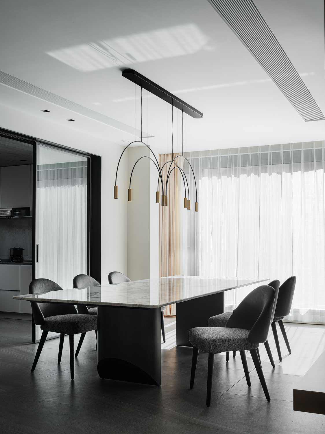 觀想設計,複式設計案例,西安曲江紫汀苑,西安,西安住宅設計案例,複式住宅裝修,西安豪宅設計,422㎡