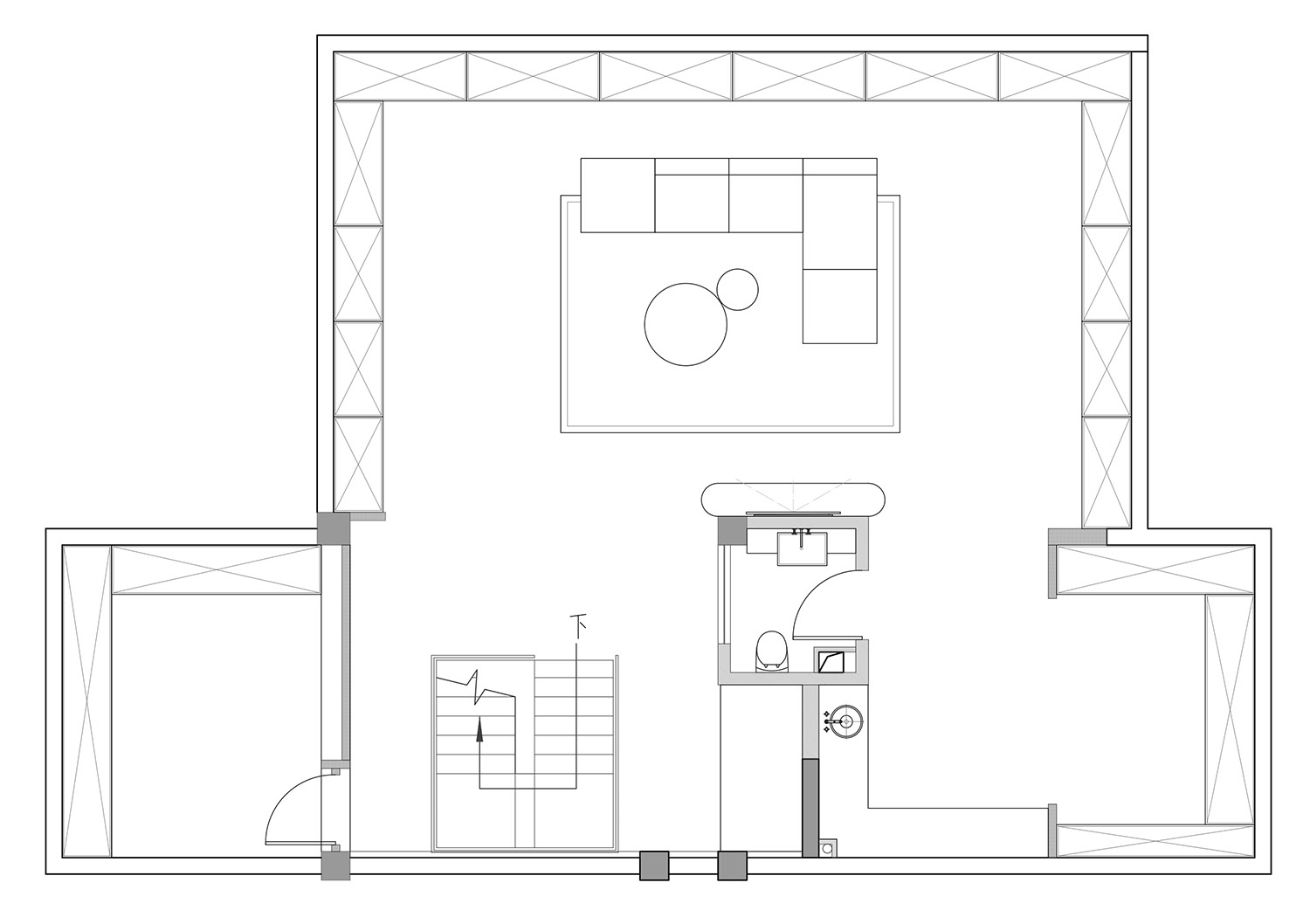 觀想設計,複式設計案例,西安曲江紫汀苑,西安,西安住宅設計案例,複式住宅裝修,西安豪宅設計,422㎡