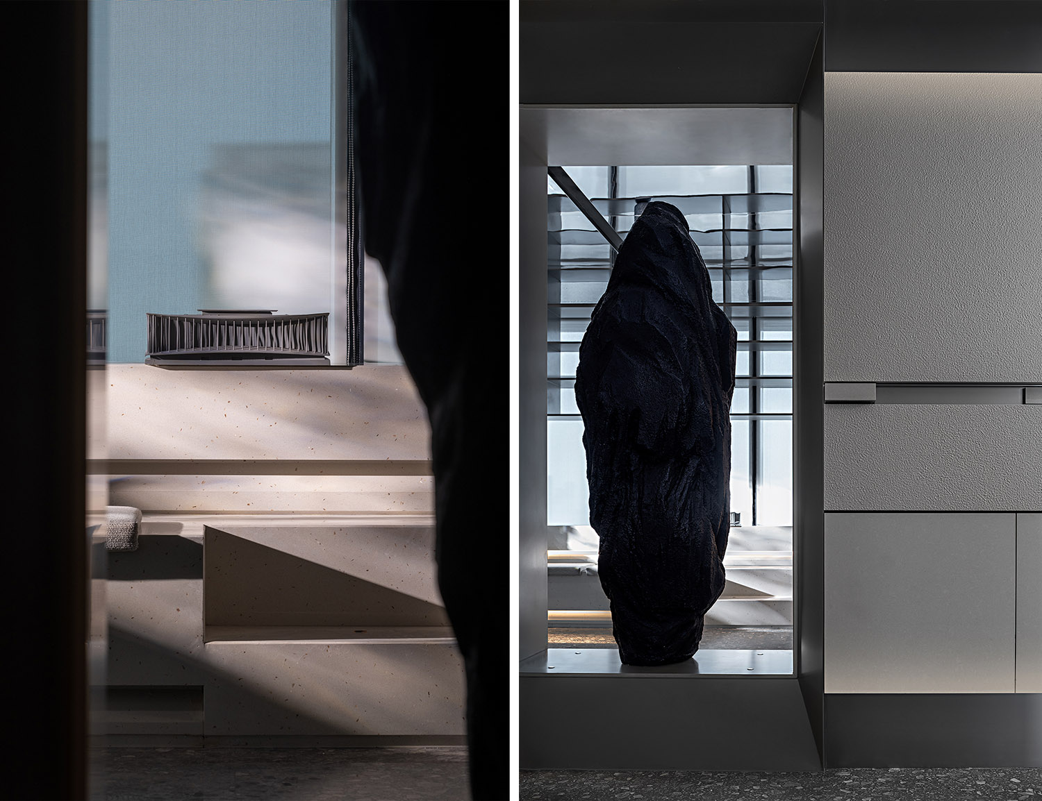 展廳設計,材料展廳設計,華潤水泥展廳,華潤水泥,展廳設計案例,潤品薈石材藝術展館,潤品薈,深圳材料展廳,前川設計,前川設計作品