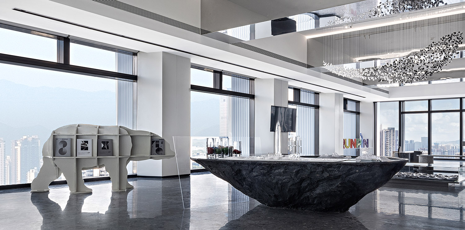 展廳設計,材料展廳設計,華潤水泥展廳,華潤水泥,展廳設計案例,潤品薈石材藝術展館,潤品薈,深圳材料展廳,前川設計,前川設計作品
