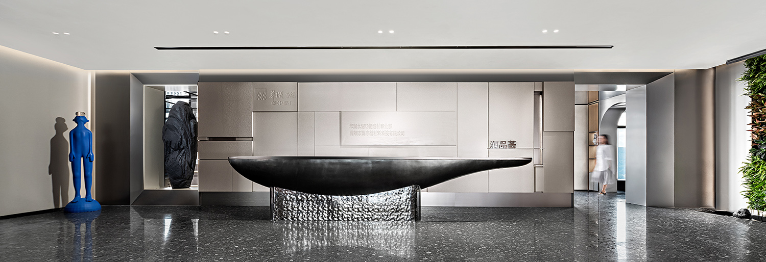 展廳設計,材料展廳設計,華潤水泥展廳,華潤水泥,展廳設計案例,潤品薈石材藝術展館,潤品薈,深圳材料展廳,前川設計,前川設計作品