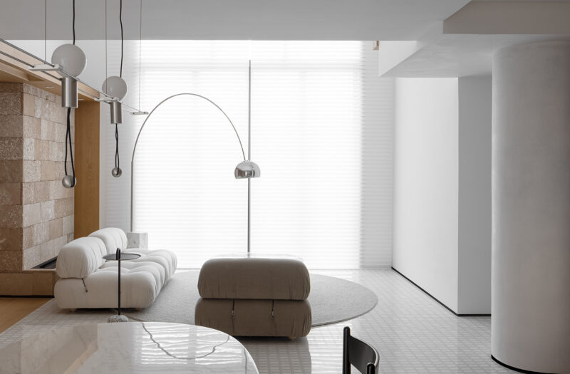 正方良行設計 | 300㎡，梅州天悅灣極簡複式-臻品生活