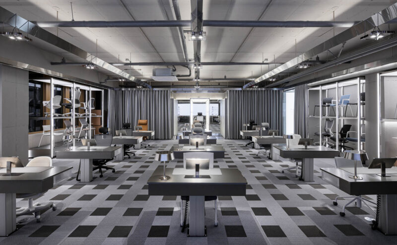 Betwin Space Design | 160㎡，韓國首爾辦公椅品牌-Sidiz旗艦店