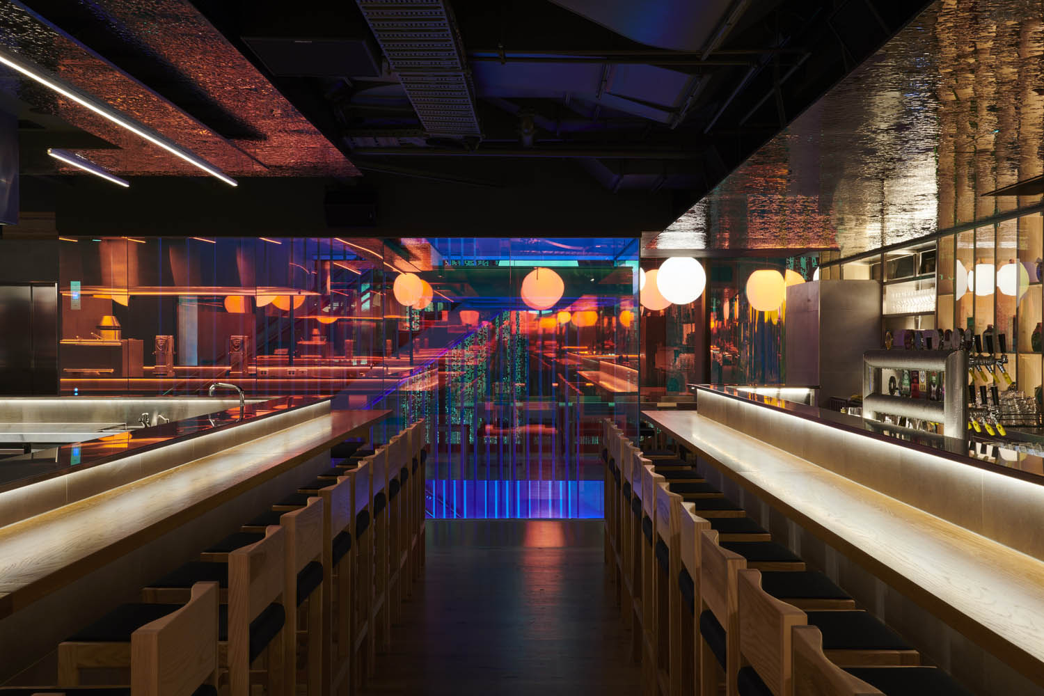 Russell & George,墨爾本,餐廳設計,居酒屋設計案例,國外酒吧設計,烤物餐廳,685㎡,居酒屋設計,日式烤物餐廳