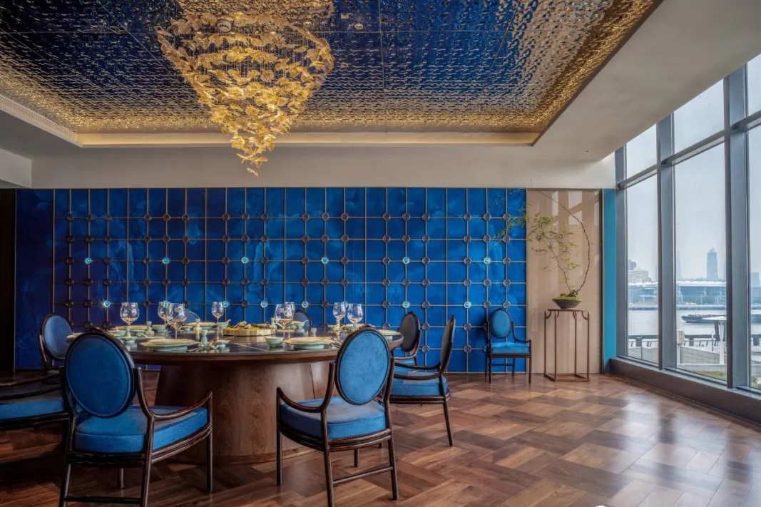 餐廳設計,高檔餐廳設計,元熙創意設計,中式餐廳設計,新中式餐廳,段元,餐廳設計案例,上海東臨觀海·和興1913餐廳,上海,上海餐廳設計,梁建國