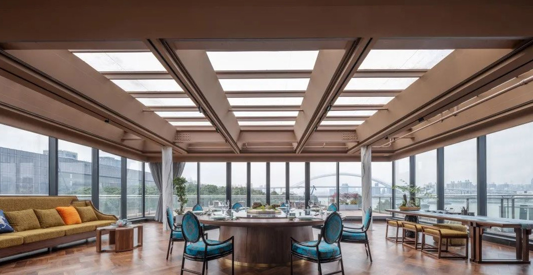 餐廳設計,高檔餐廳設計,元熙創意設計,中式餐廳設計,新中式餐廳,段元,餐廳設計案例,上海東臨觀海·和興1913餐廳,上海,上海餐廳設計,梁建國