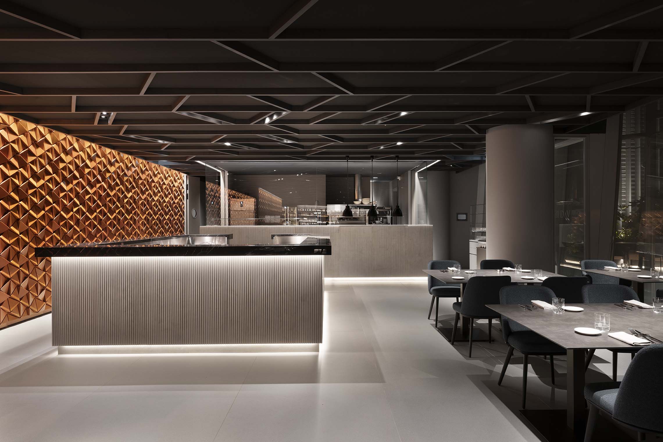 餐廳設計,休閑餐廳設計,餐廳設計案例,Andrea Maffei Architects,意大利,米蘭,DAV餐廳,國外餐廳設計,地中海美食