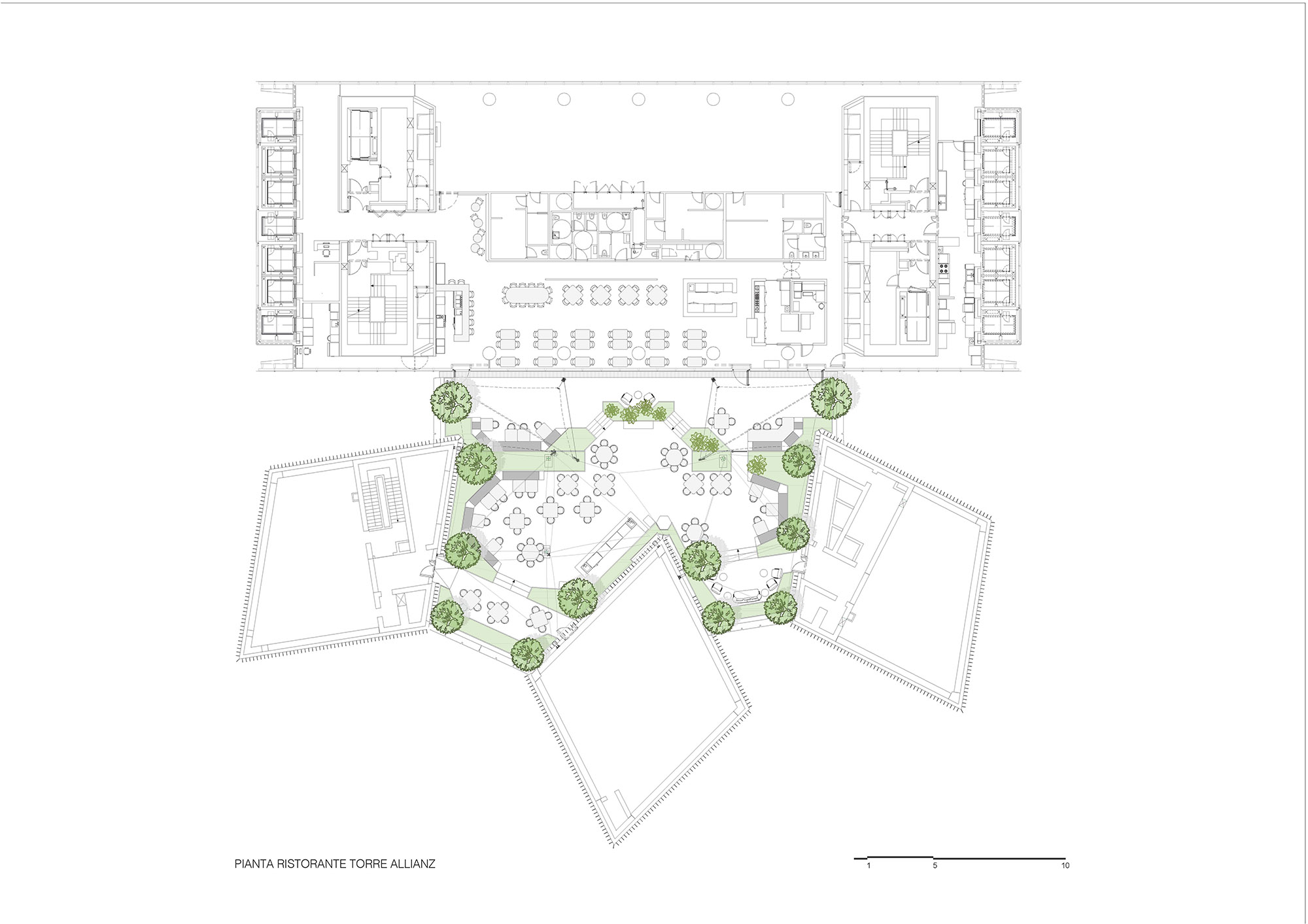 餐廳設計,休閑餐廳設計,餐廳設計案例,Andrea Maffei Architects,意大利,米蘭,DAV餐廳,國外餐廳設計,地中海美食