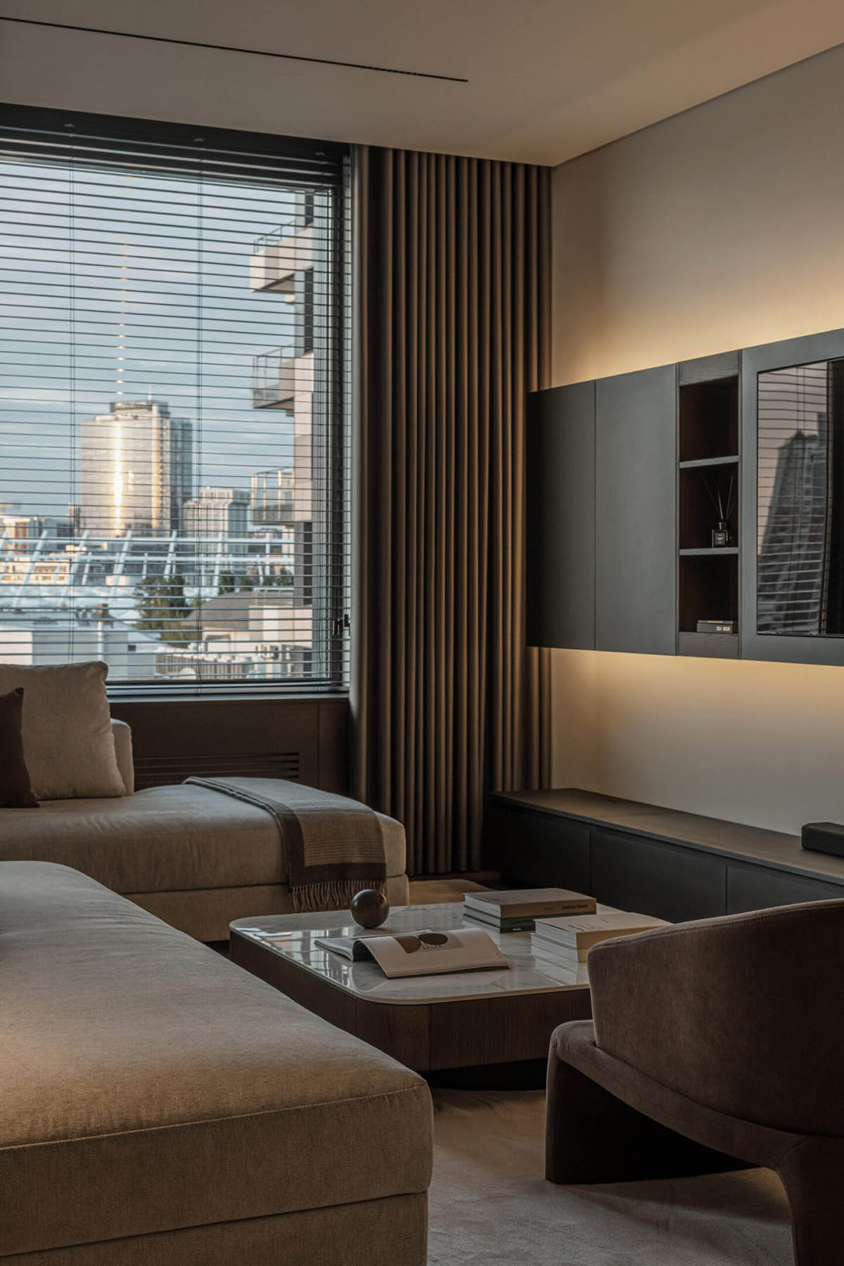 公寓住宅設計,110㎡,中性色,家裝設計,公寓設計案例,Bezmirno architectural studio,基輔