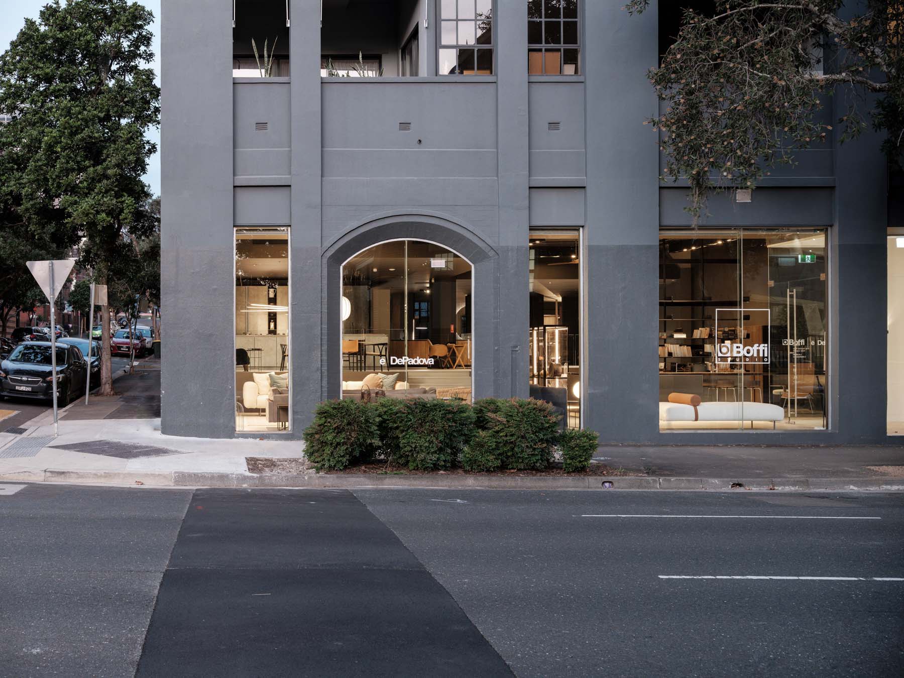 展廳設計,家具展廳設計,Boffi波菲展廳,意大利頂級家具Boffi波菲,家具展廳設計案例,波菲家具,波菲櫥櫃,De Padova,悉尼,Surry Hills