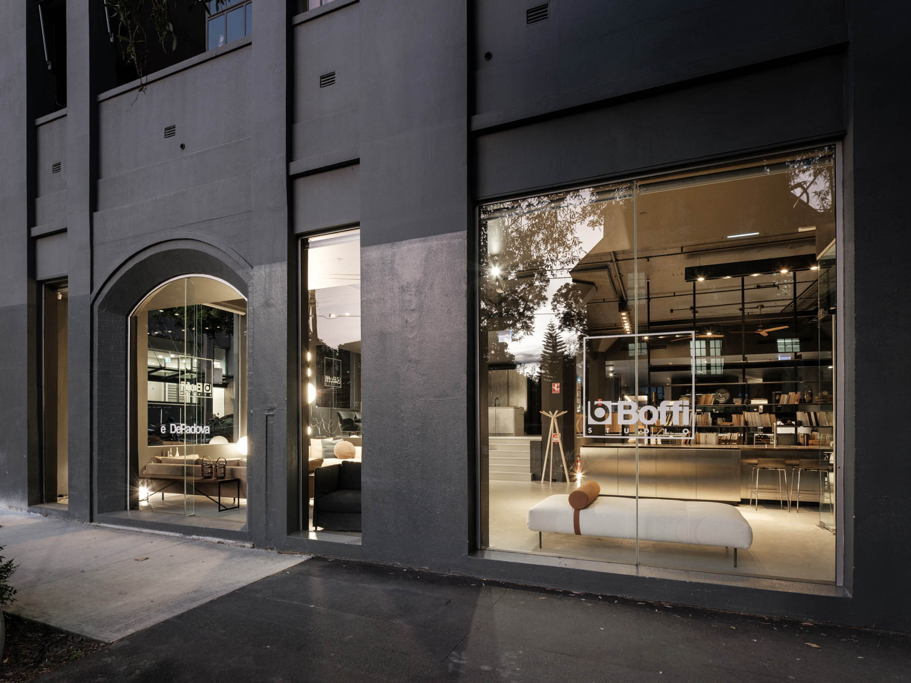 展廳設計,家具展廳設計,Boffi波菲展廳,意大利頂級家具Boffi波菲,家具展廳設計案例,波菲家具,波菲櫥櫃,De Padova,悉尼,Surry Hills