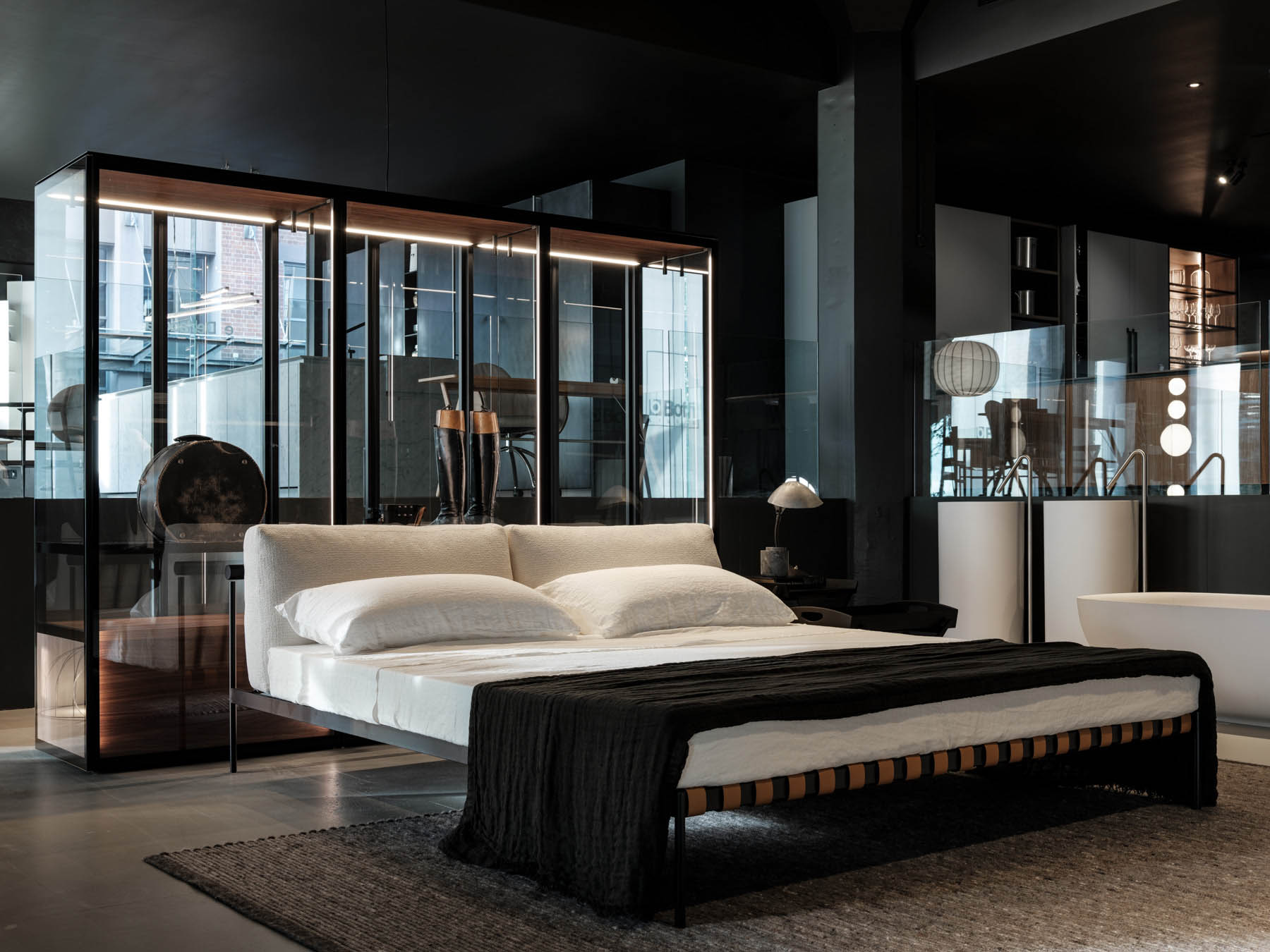 展廳設計,家具展廳設計,Boffi波菲展廳,意大利頂級家具Boffi波菲,家具展廳設計案例,波菲家具,波菲櫥櫃,De Padova,悉尼,Surry Hills