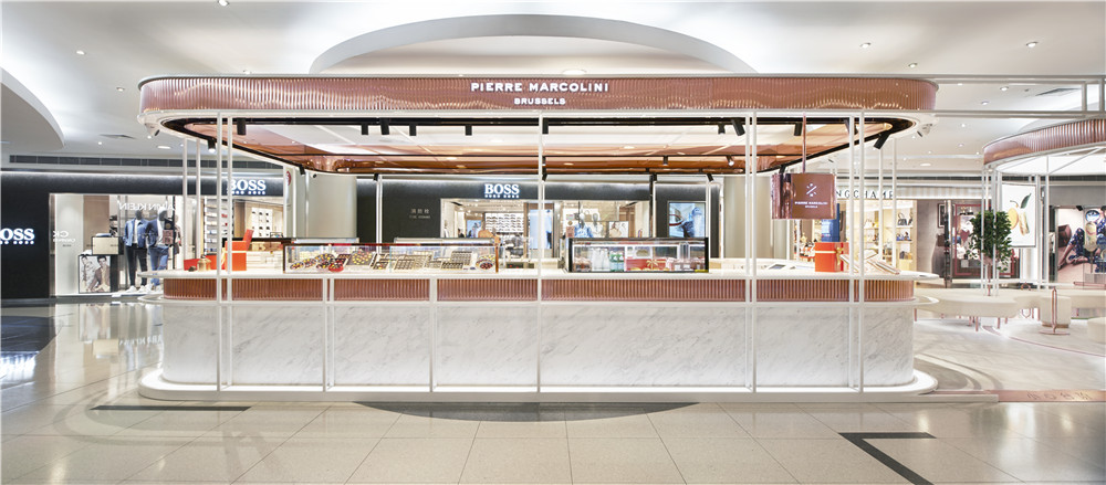 甜品店設計,甜品店設計案例,甜品屋設計,商店設計,巧克力店設計,食品零售店設計,Pierre Marcolini,Pierre Marcolini國貿店,北京Pierre Marcolini,Pierre Marcolini巧克力,北京,出口勉,岡本慶三,odd設計作品,odd設計事務所,odd