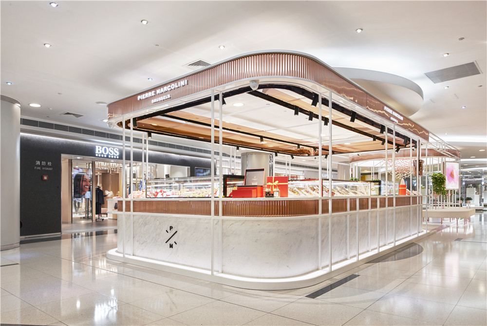 甜品店設計,甜品店設計案例,甜品屋設計,商店設計,巧克力店設計,食品零售店設計,Pierre Marcolini,Pierre Marcolini國貿店,北京Pierre Marcolini,Pierre Marcolini巧克力,北京,出口勉,岡本慶三,odd設計作品,odd設計事務所,odd