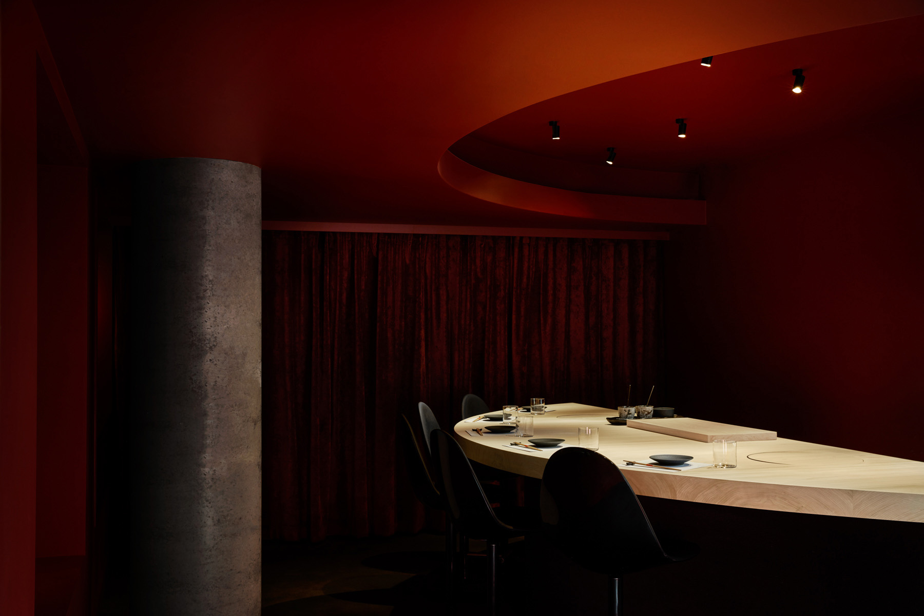 餐廳設計,壽司店設計,休閑餐廳設計,Richards & Spence,現代風格餐廳設計案例,澳大利亞壽司店設計,Sushi Room,極簡美學,極簡風格餐廳