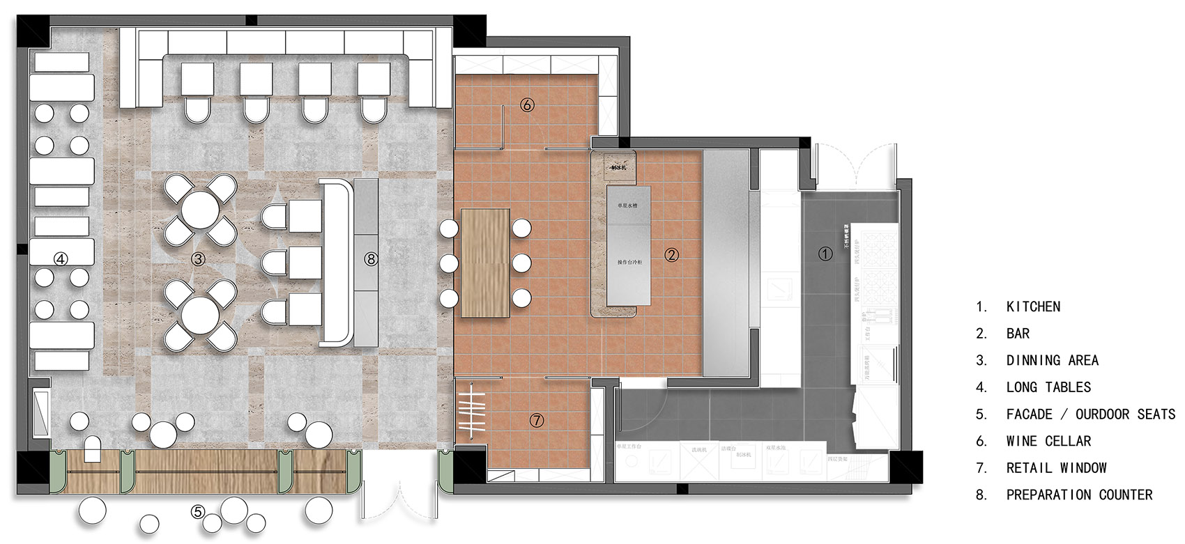 酒吧設計,餐飲空間,餐吧設計,成都酒吧設計,成都餐吧設計,Rainy & Winy餐酒吧,西餐廳設計案例,酒吧設計案例,餐吧設計案例,Rainy & Winy,成都Rainy & Winy,誥豐建築設計,誥豐建築,PRONOUNCED DESIGN
