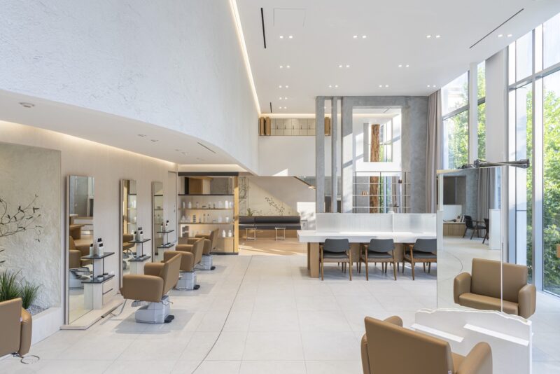 gru.Architects | 150㎡，韓國首爾CHAHONG美發沙龍店設計