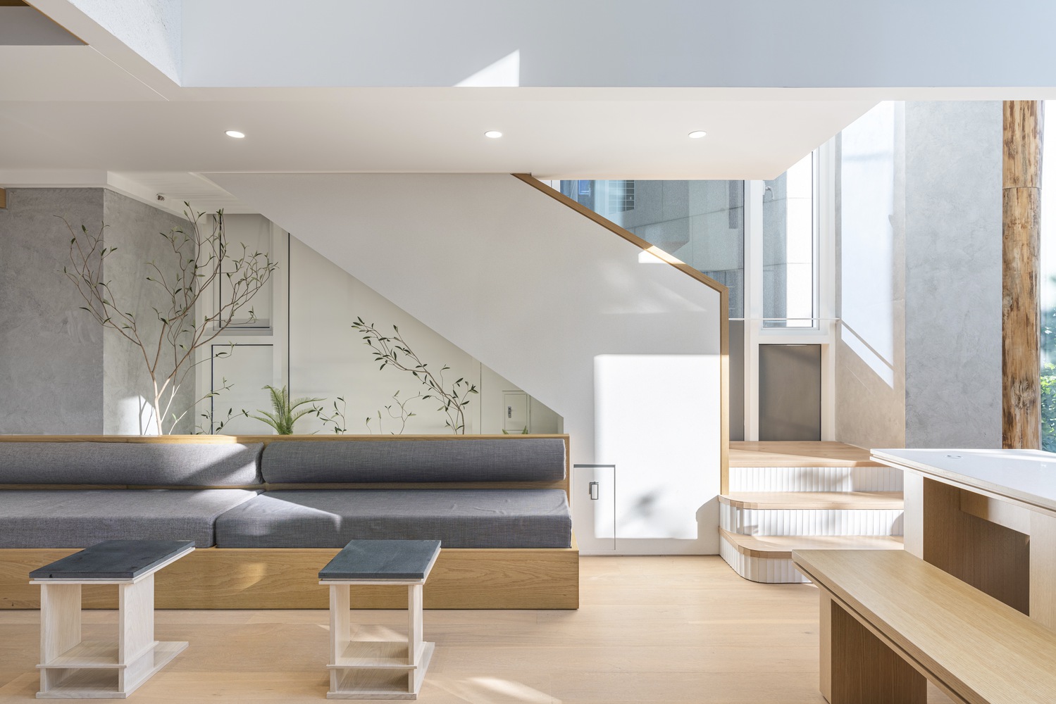 理發店設計,gru.Architects,韓國,潮流理發店設計,首爾,CHAHONG Salon,美發沙龍店設計,150㎡