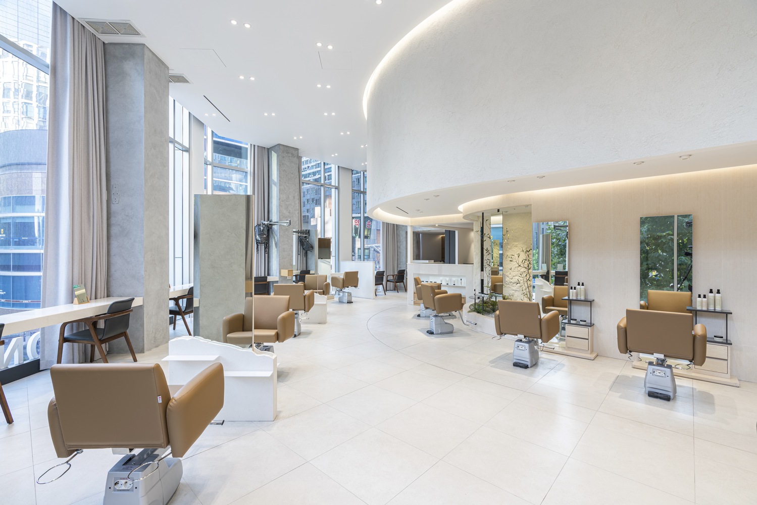 理發店設計,gru.Architects,韓國,潮流理發店設計,首爾,CHAHONG Salon,美發沙龍店設計,150㎡