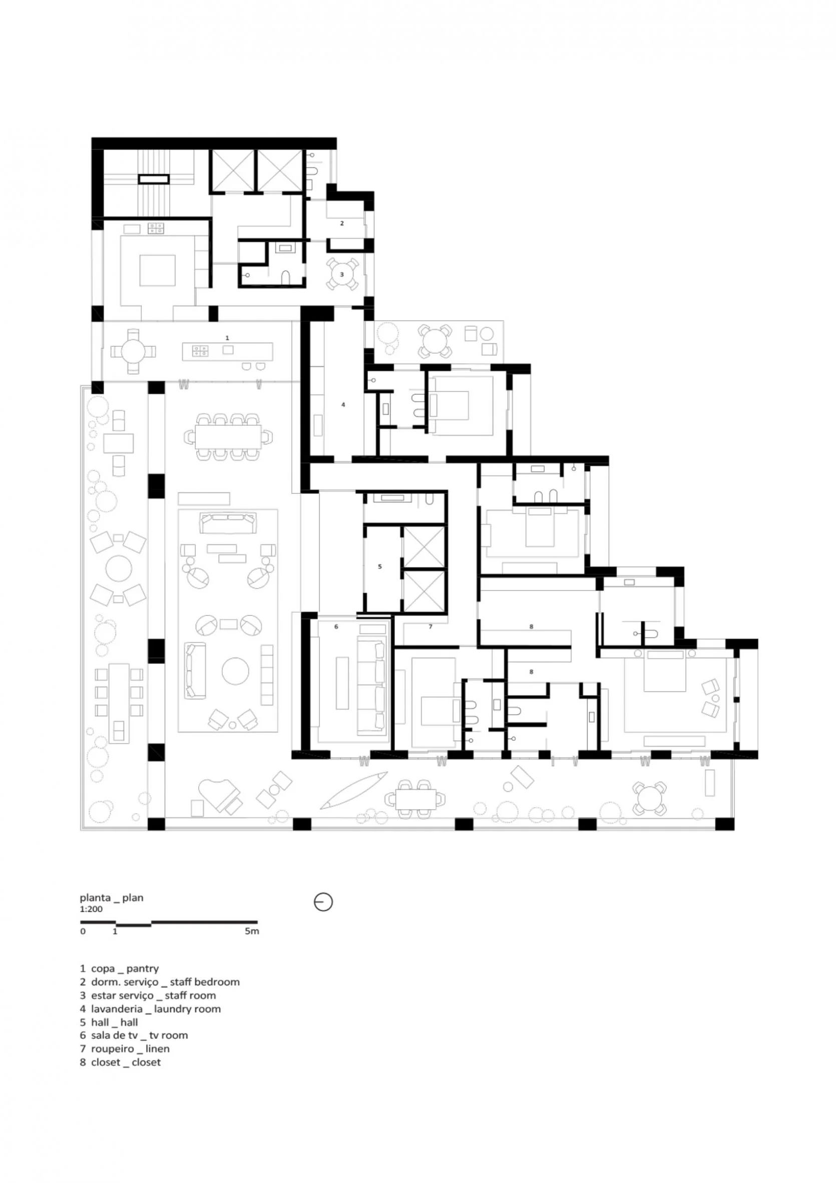 Studio MK27,巴西,大平層設計,聖保羅,家裝設計,大平層設計方案,極簡公寓,大平層設計案例,Studio MK27設計案例,國外大平層設計
