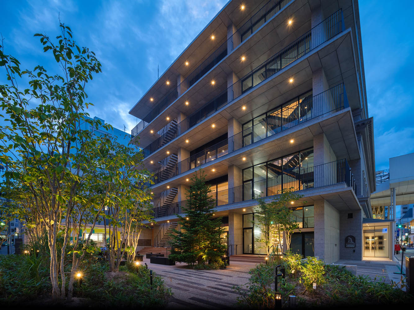 廣島安徒生商業大廈,建築設計,TAISEI DESIGN Planners Architects & Engineers,建築改造,商業空間設計,多功能複合空間設計,日本,Hiroshima Andersen Commercial Building