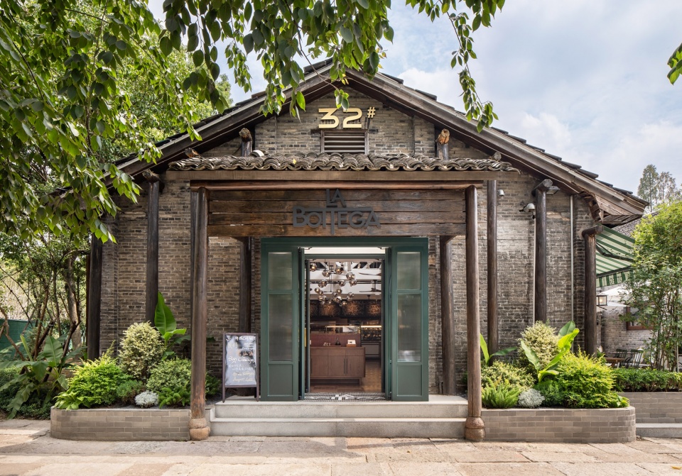 餐廳設計,休閑餐廳設計,餐廳設計案例,La Bottega,杭州La Bottega,La Bottega餐廳,網紅餐廳,杭州網紅餐廳,餐廳設計方案,杭州,hcreates,罕創建築設計,上海hcreates