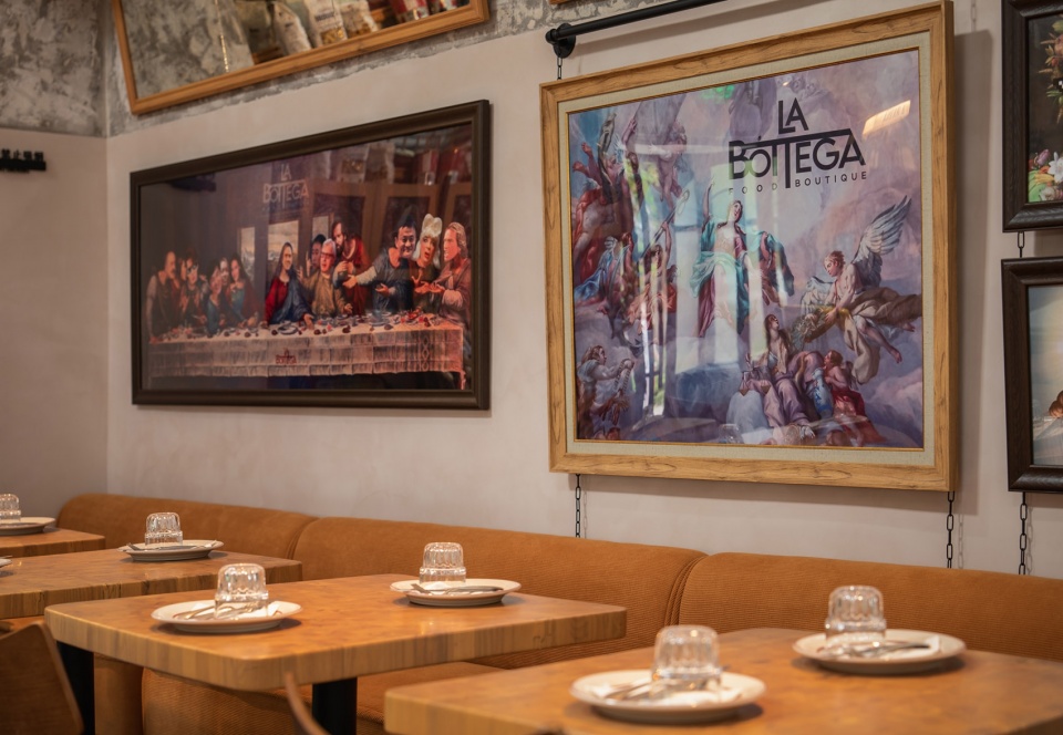 餐廳設計,休閑餐廳設計,餐廳設計案例,La Bottega,杭州La Bottega,La Bottega餐廳,網紅餐廳,杭州網紅餐廳,餐廳設計方案,杭州,hcreates,罕創建築設計,上海hcreates