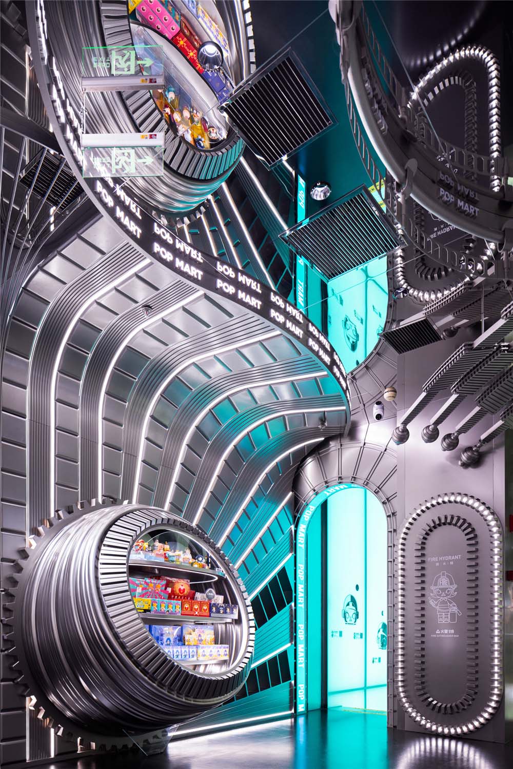 潮玩店設計,潮玩精品店設計,商店設計,潮玩玩具店設計,上海潮玩店,泡泡瑪特,泡泡瑪特全球旗艦店,上海泡泡瑪特,上海泡泡瑪特全球旗艦店,唯想國際,李想