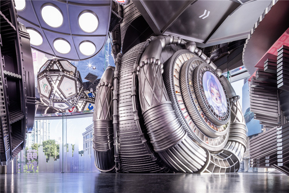 潮玩店設計,潮玩精品店設計,商店設計,潮玩玩具店設計,上海潮玩店,泡泡瑪特,泡泡瑪特全球旗艦店,上海泡泡瑪特,上海泡泡瑪特全球旗艦店,唯想國際,李想