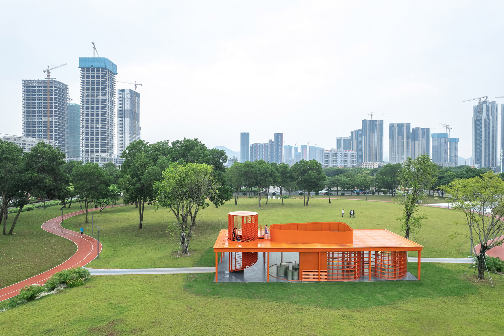 公共空間設計,公園建築設計,公園書房設計,坪山中心公園大草坪城市書房,坪山城市書房,中心公園城市書房,0321studio,厘米製造,厘米製造南頭古城工作室,厘米製造工作室