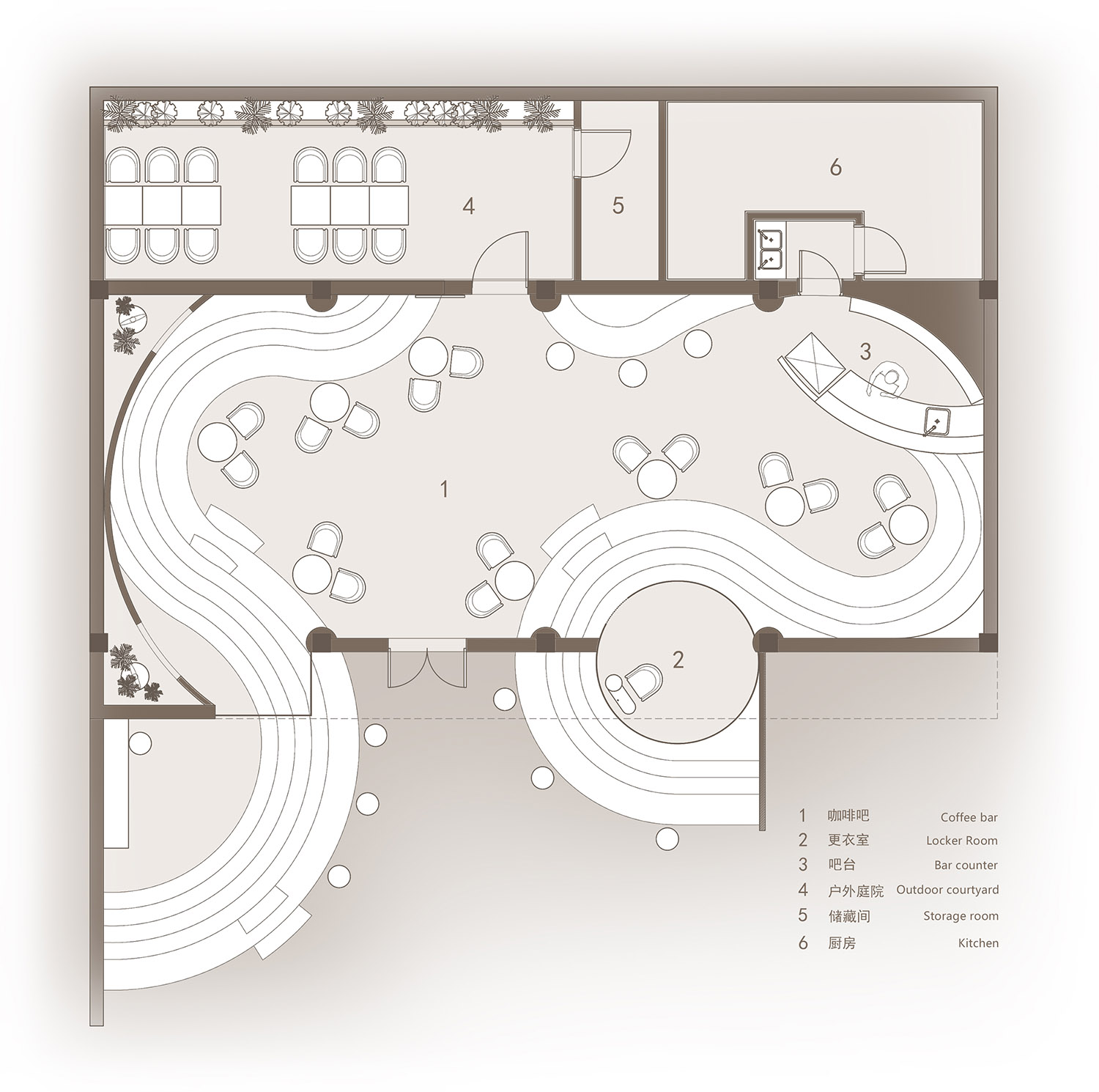 咖啡廳設計,咖啡館設計,咖啡廳設計案例,網紅咖啡廳設計,蘇州咖啡廳,蘇州打卡咖啡廳,泊秀,泊秀·SHOW,蘇州泊秀,蘇州網紅咖啡廳,聚會咖啡廳,巢羽建築設計,巢羽建築