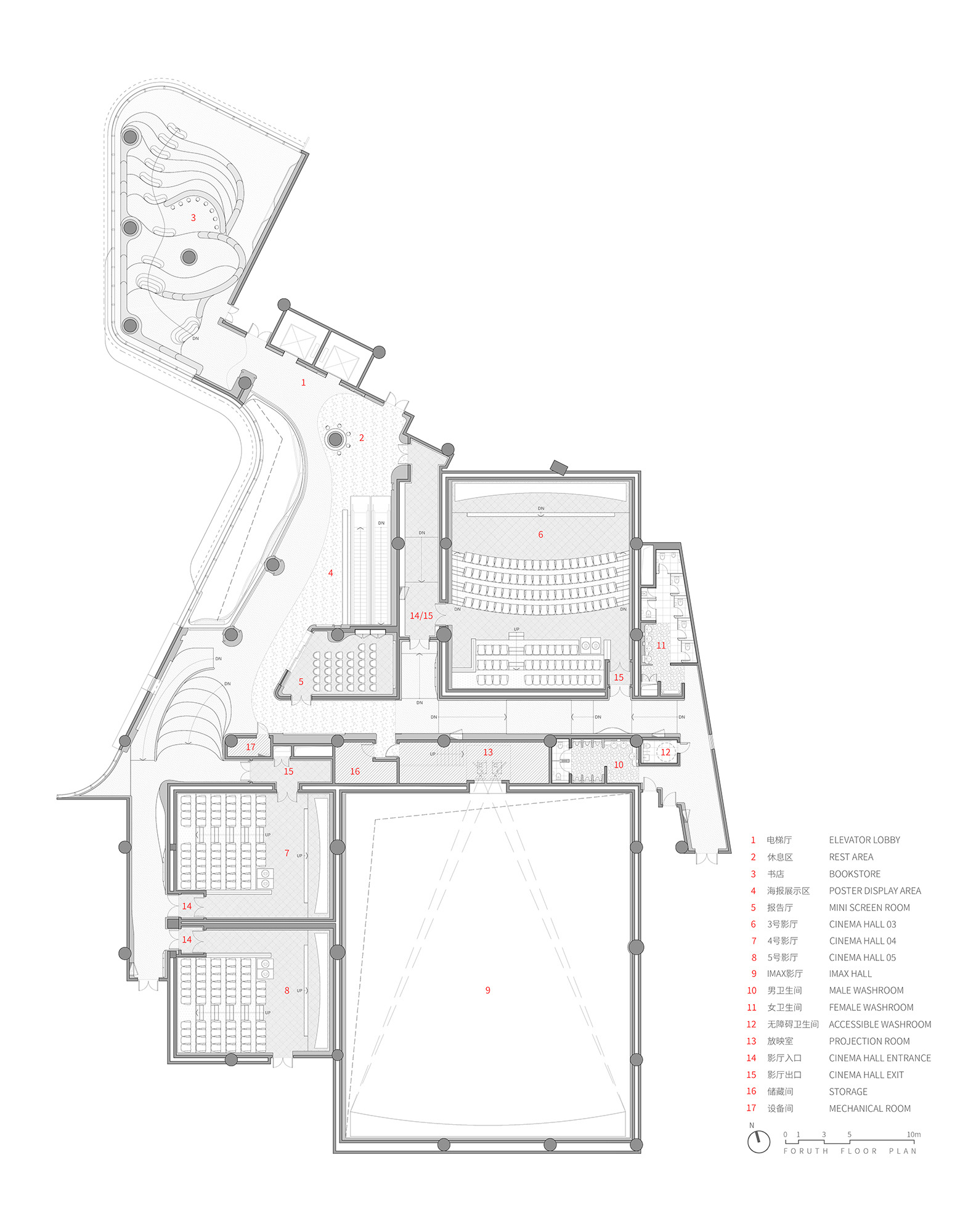 電影院設計,電影院設計方案,影院設計,百老彙MOViE MOViE影城,MOViE MOViE影城,百老彙影城改造設計,上海,上海MOViE MOViE影城,LUKSTUDIO芝作室,芝作室設計,陸穎芝