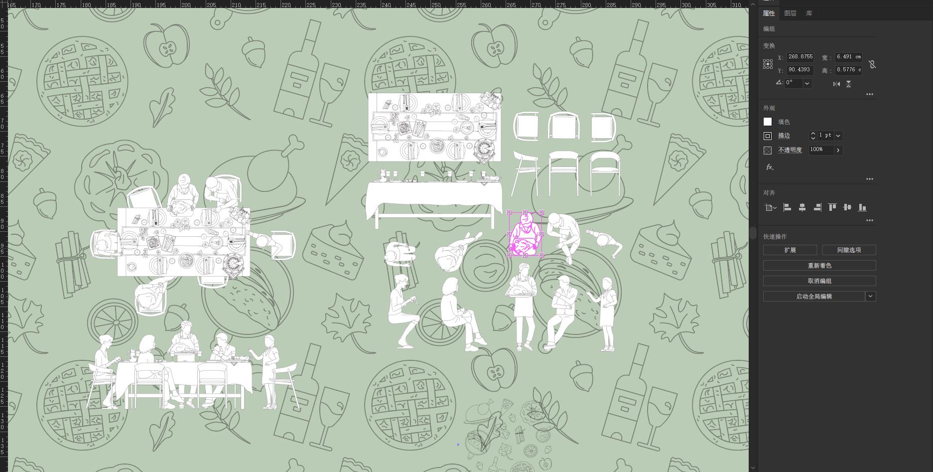 立麵人物CAD圖塊,設計師的靈感,讓設計更有趣,設計師必備創意素材,CAD素材下載,矢量設計素材,派對小景圖塊,CAD圖庫