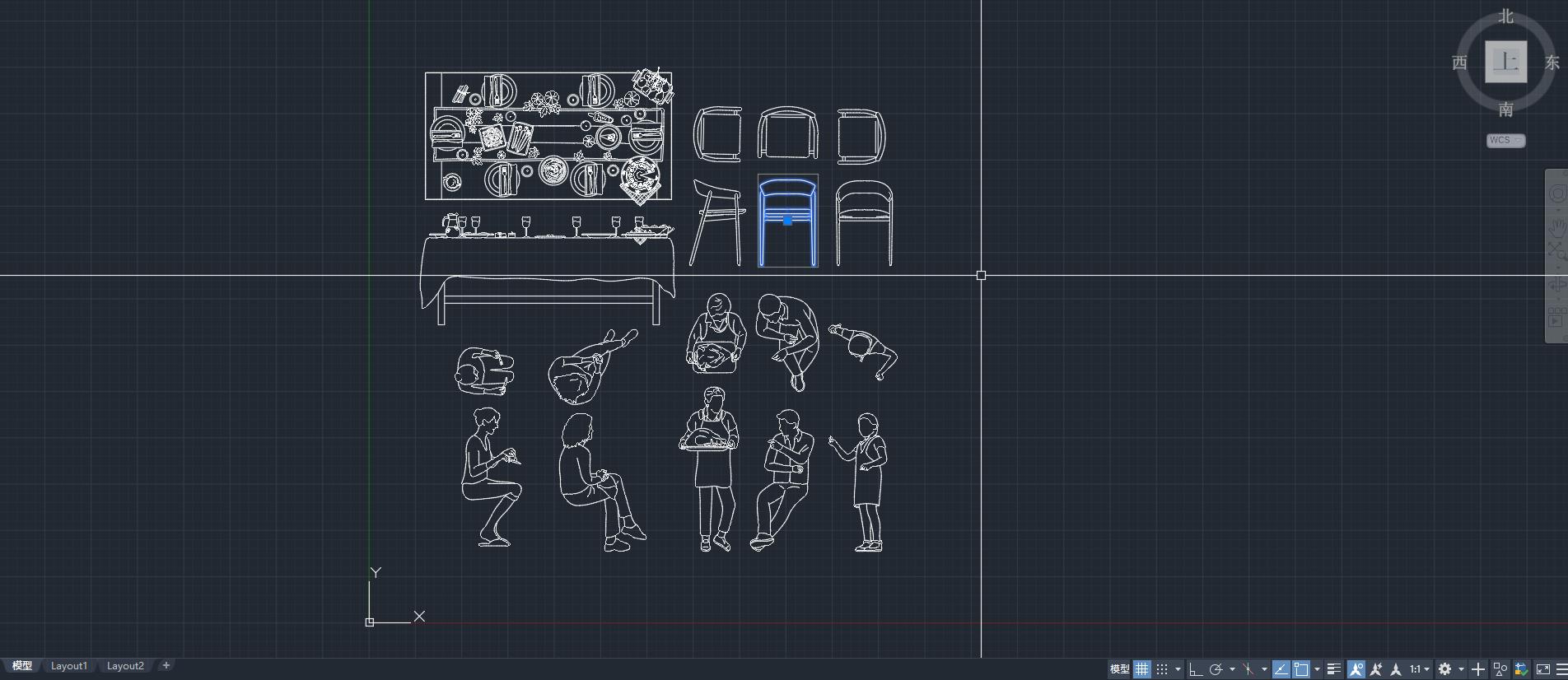 立麵人物CAD圖塊,設計師的靈感,讓設計更有趣,設計師必備創意素材,CAD素材下載,矢量設計素材,派對小景圖塊,CAD圖庫