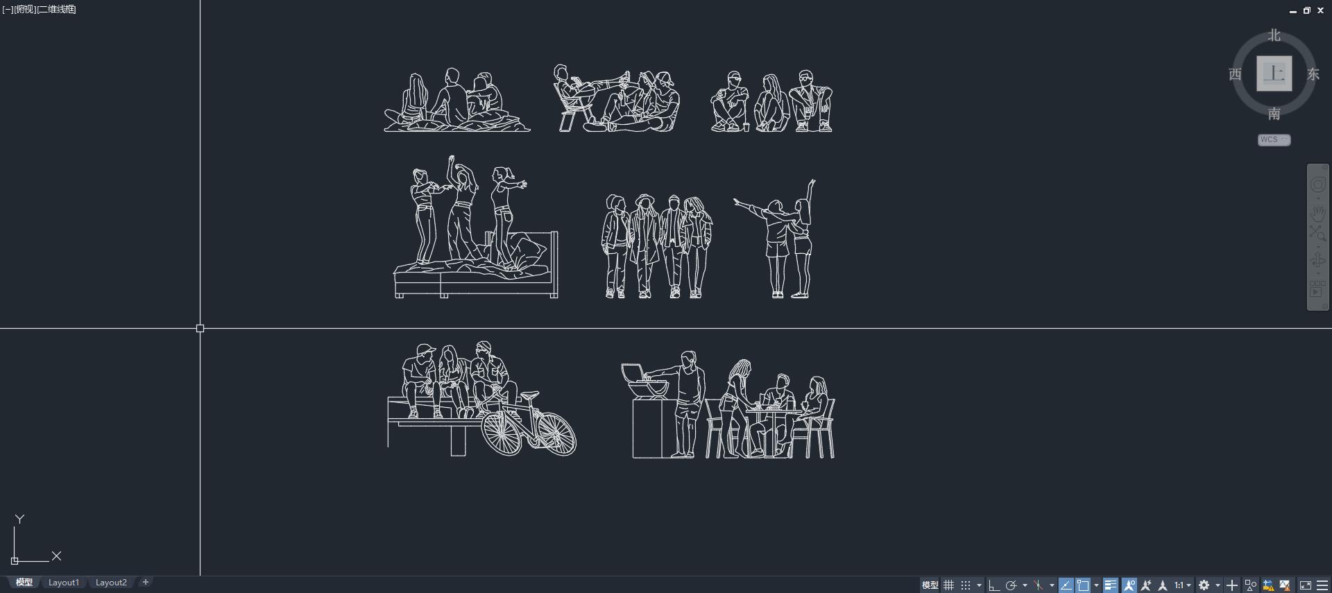 創意立麵圖人物,設計師的靈感,讓設計更有趣,設計師必備創意素材,矢量素材下載,矢量設計素材,戶外休閑人物CAD,CAD素材,CAD人物圖庫