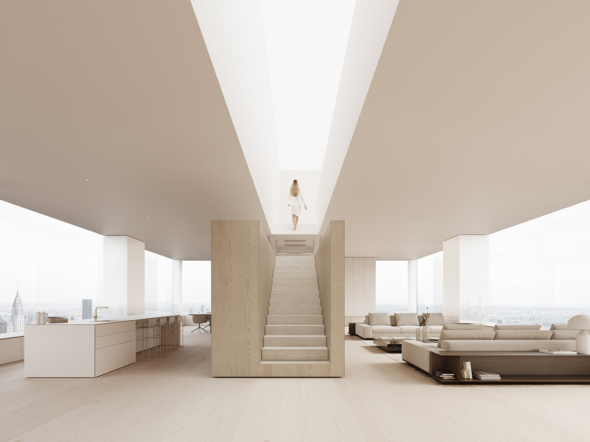 複式公寓,住宅設計案例,頂層公寓設計,極簡風格,Fran Silvestre Arquitectos,極簡主義