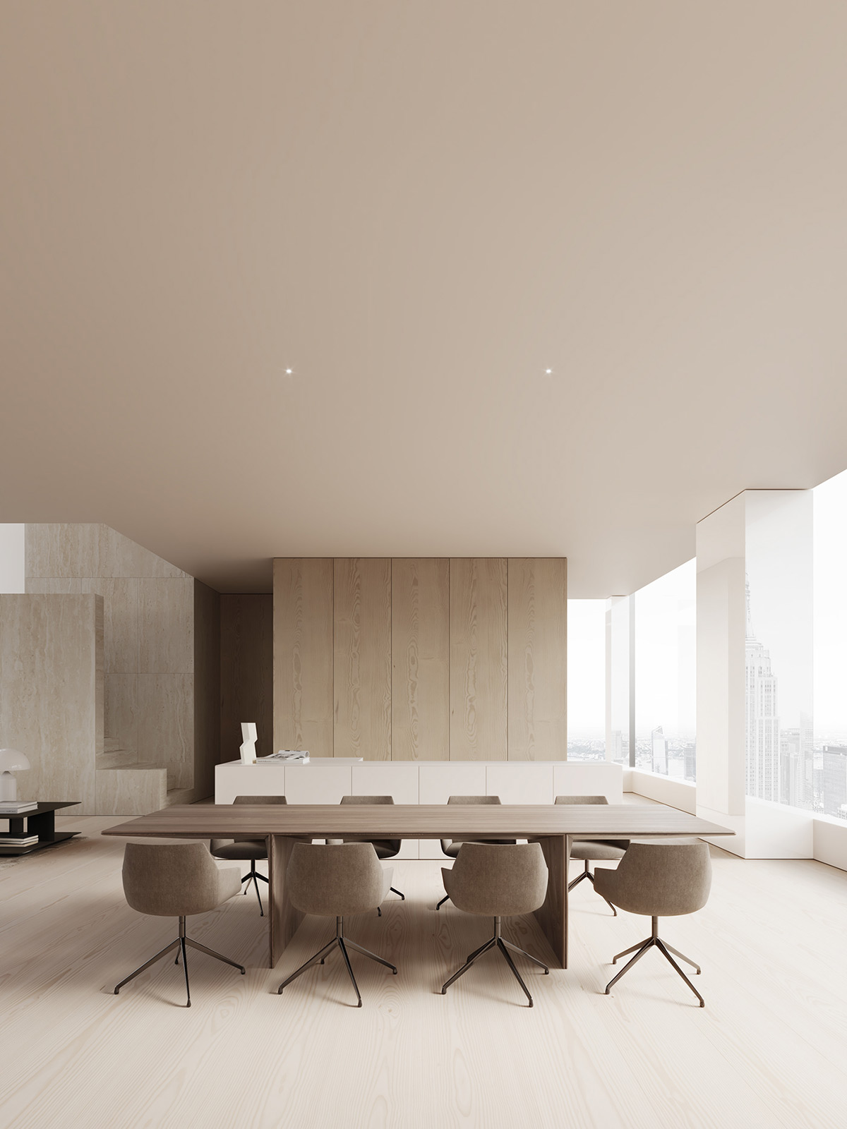 複式公寓,住宅設計案例,頂層公寓設計,極簡風格,Fran Silvestre Arquitectos,極簡主義