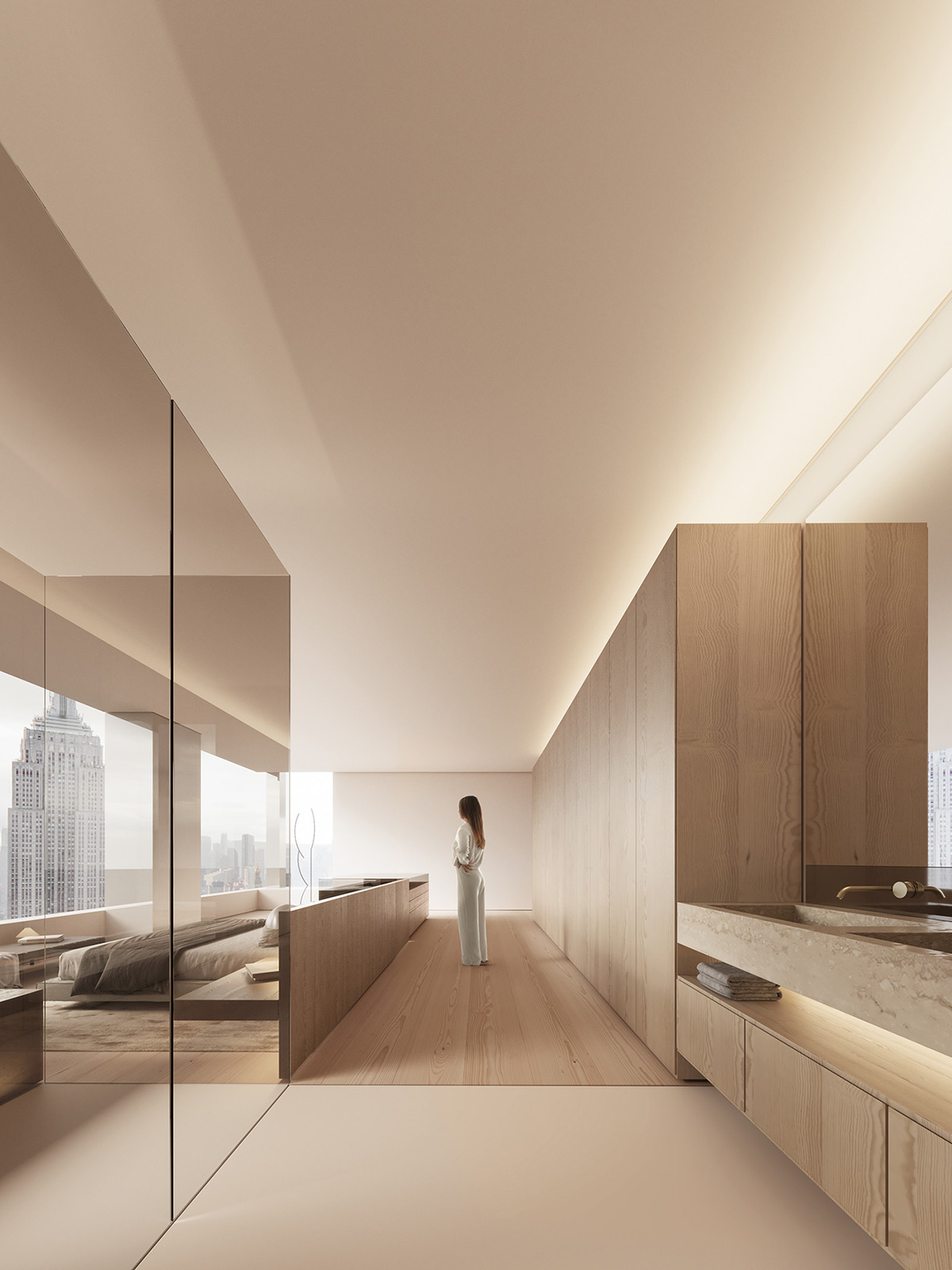 複式公寓,住宅設計案例,頂層公寓設計,極簡風格,Fran Silvestre Arquitectos,極簡主義