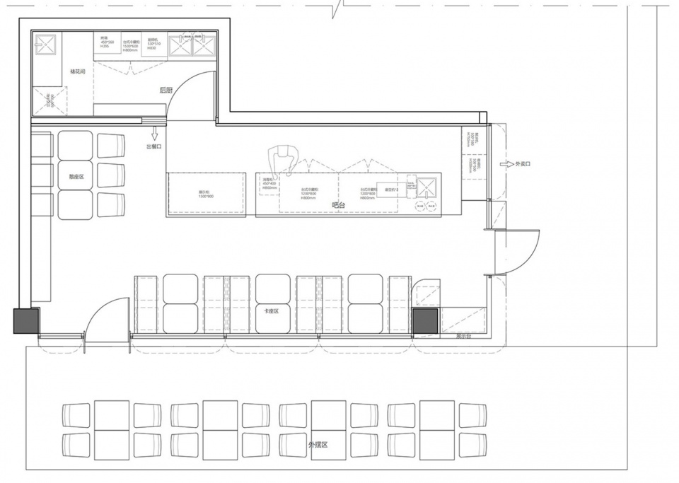麵包店設計,麵包店設計案例,重慶麵包店設計,烘焙店設計,甜品店設計,麥間甜嶼,麥間甜嶼甜品店,重慶麥間甜嶼,重慶甜品店,重慶,FX.D發喜空間設計,發喜空間設計,發喜空間