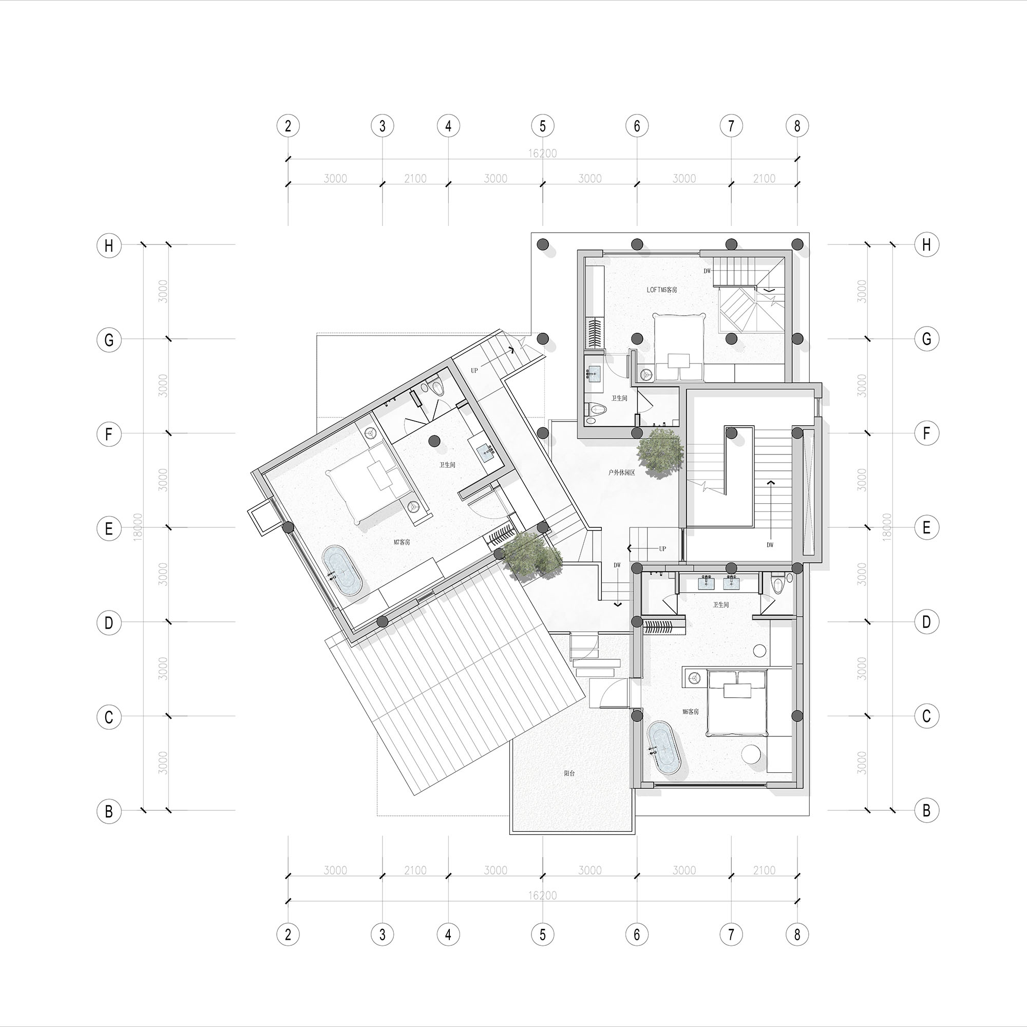 民宿設計,酒店設計,設計酒店,酒店設計案例,民宿設計案例,遂昌,米窩設計師酒店,時上建築,度假酒店設計,沈墨,杭州時上建築空間設計事務所