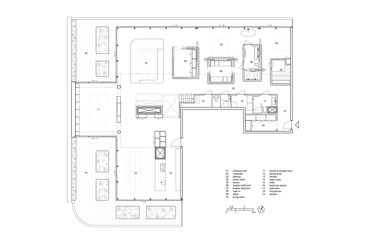 閣樓,住宅設計案例,頂層閣樓設計,320㎡,原木色,Bureau Fraai,荷蘭