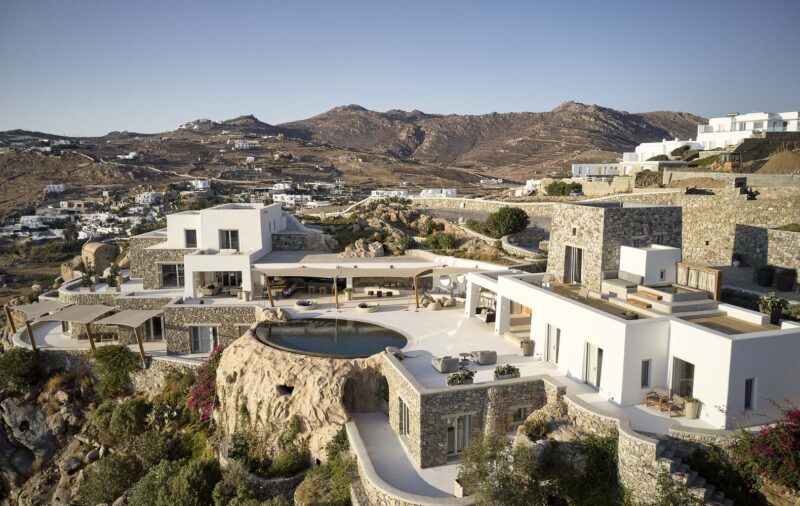 Nikos Adrianopoulos  Architecture〡希臘米科諾斯島820㎡度假別墅