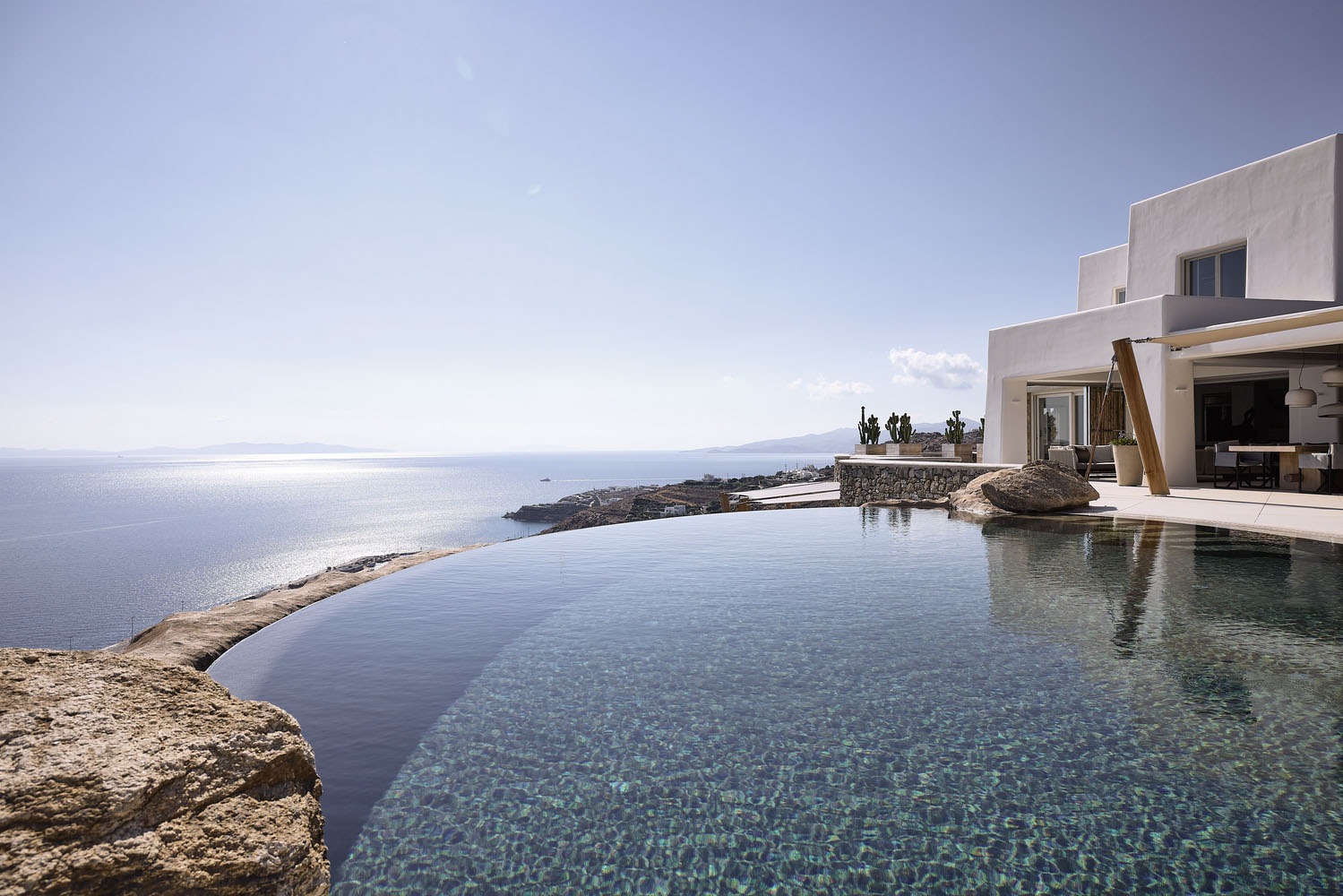 別墅設計,別墅設計案例,Nikos Adrianopoulos Architecture,希臘,國外別墅設計案例,別墅裝修,住宅設計,愛琴海度假別墅,微水泥,820㎡,海景別墅,米科諾斯島