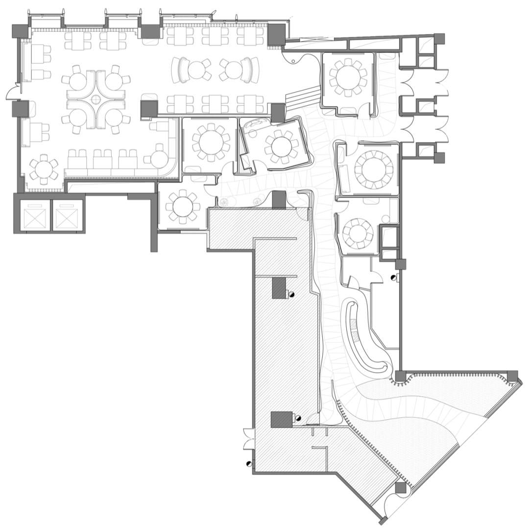餐廳設計,餐廳設計案例,現代風格餐廳設計,沈陽,茉裏·山水餐廳,高檔餐廳設計,漿果設計,漿果設計研究所,Jingle Design