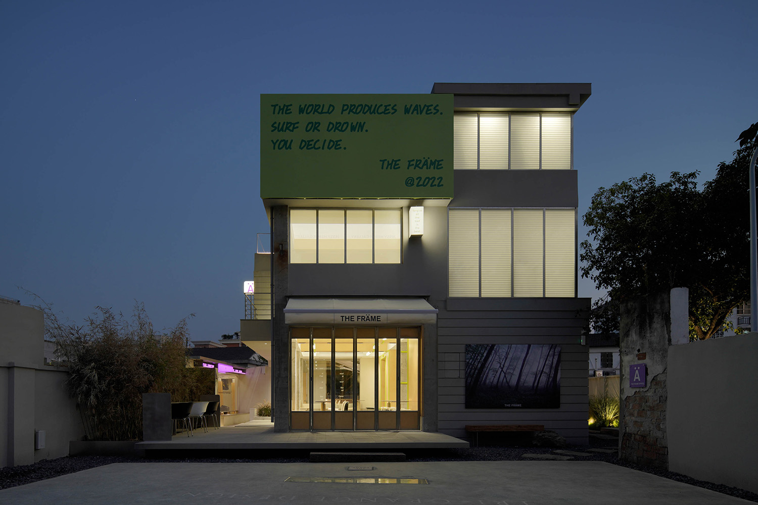 咖啡廳設計,咖啡廳設計案例,THE FRAME,JESSY HEBER,三橙立禾辦公室,空間改造,辦公室設計,杭州,三橙立禾空間設計