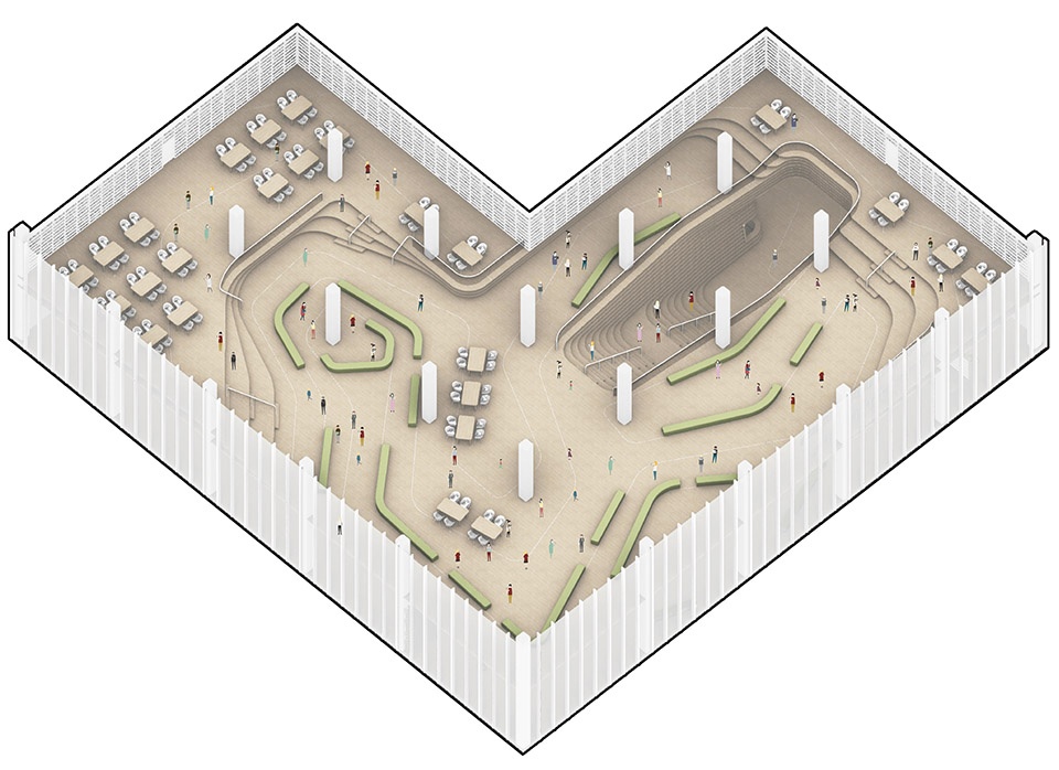 梯田圖書館,廊坊,洞穴博物館,博物館設計,圖書館設計,圖書館設計案例,公共圖書館,少年圖書館,UDG · 十分工作室